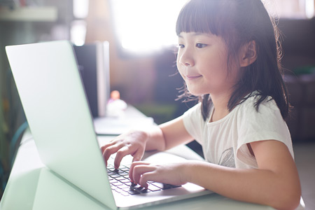 Child at a Computer